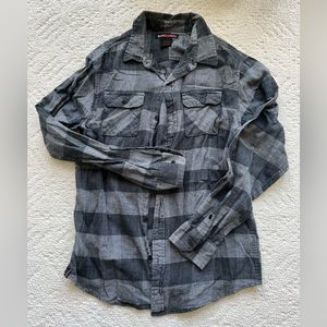 Tony Hawk Black & Grey Flannel Shirt